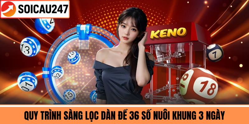Quy Trình Sàng Lọc Dàn Đề 36 Số Nuôi Khung 3 Ngày