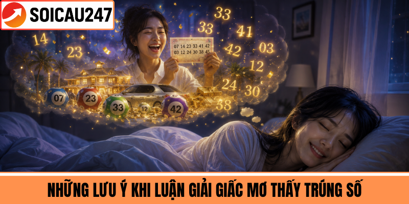 Những Lưu Ý Khi Luận Giải Giấc Mơ Thấy Trúng Số